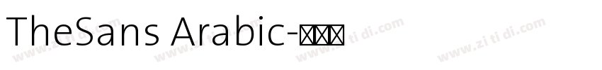 TheSans Arabic字体转换